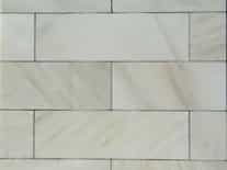 Exemple de Carreaux de marbre blanc.